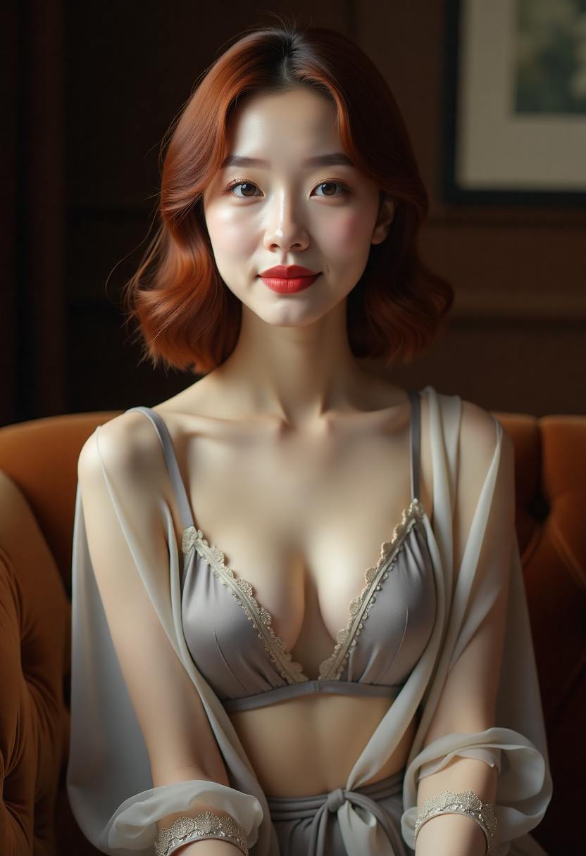 草地上的小兔子蹦跳玩耍